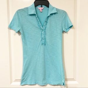 Lilly Pulitzer Blue Polo